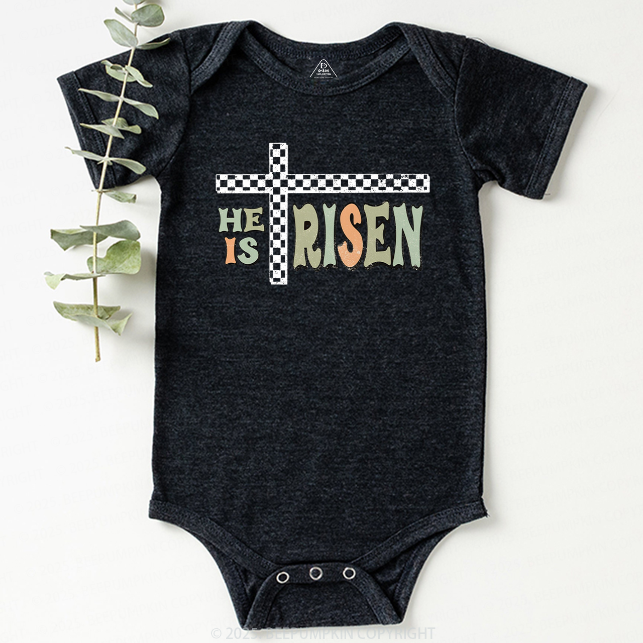 He Is Risen Bodysuit Beepumpkin