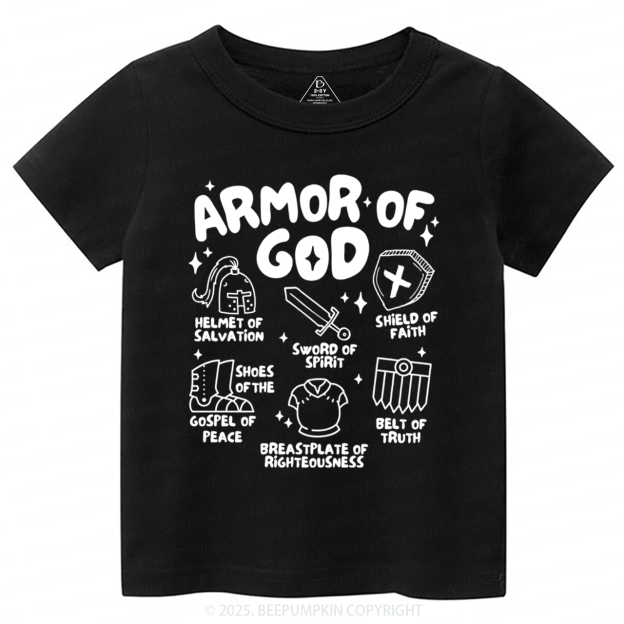 Armor of God Toddler&Kid's Tees Beepumpkin