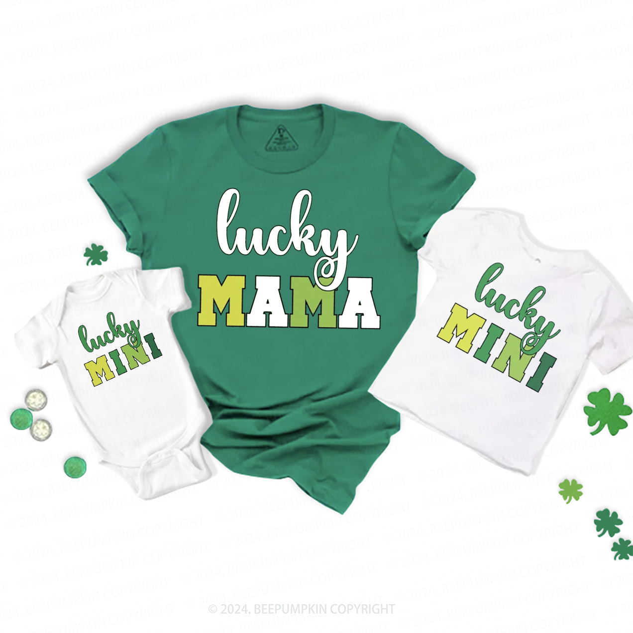 Personalized Funny Group St.Patricks Day Family Matching T-Shirts Beepumpkin