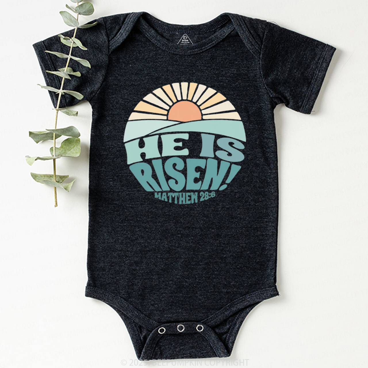 He is Risen Bodysuit Beepumpkin