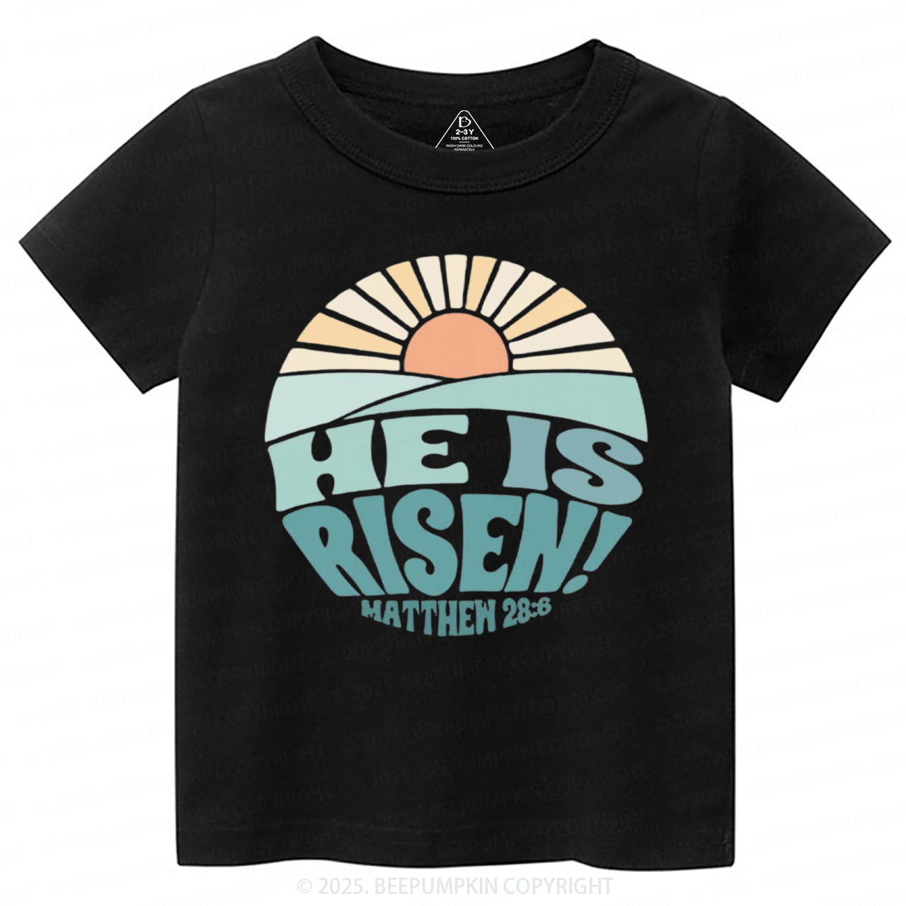 He is Risen Toddler&Kid's Tees Beepumpkin