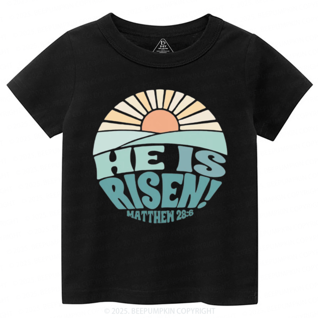 He is Risen Toddler&Kid's Tees Beepumpkin