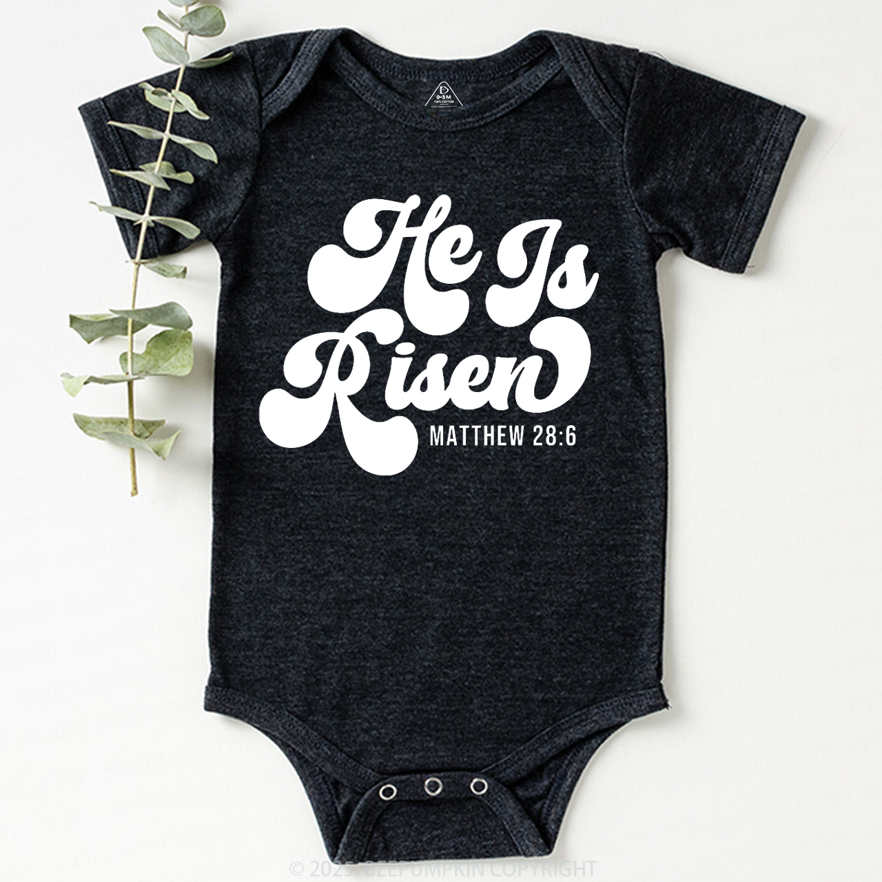 He Is Risen Bodysuit Beepumpkin 3