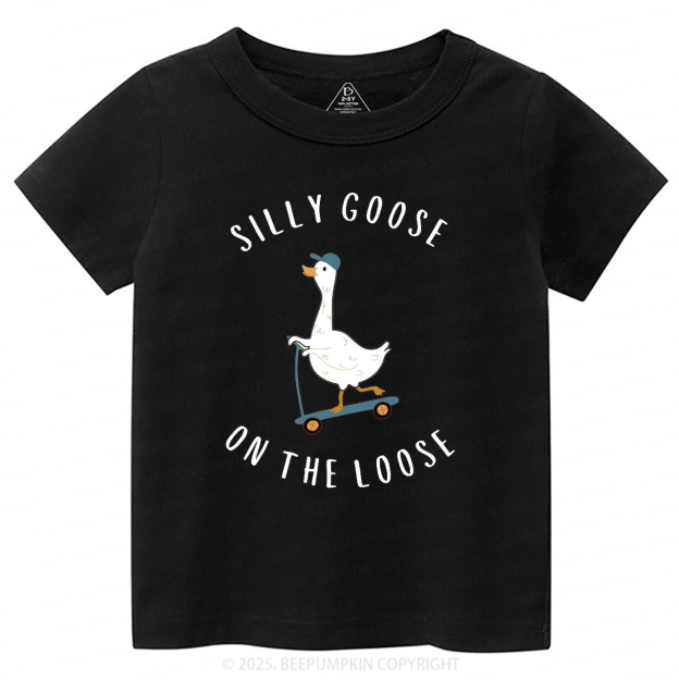 Silly Goose On The Loose Toddler&Kid's Tees Beepumpkin 3