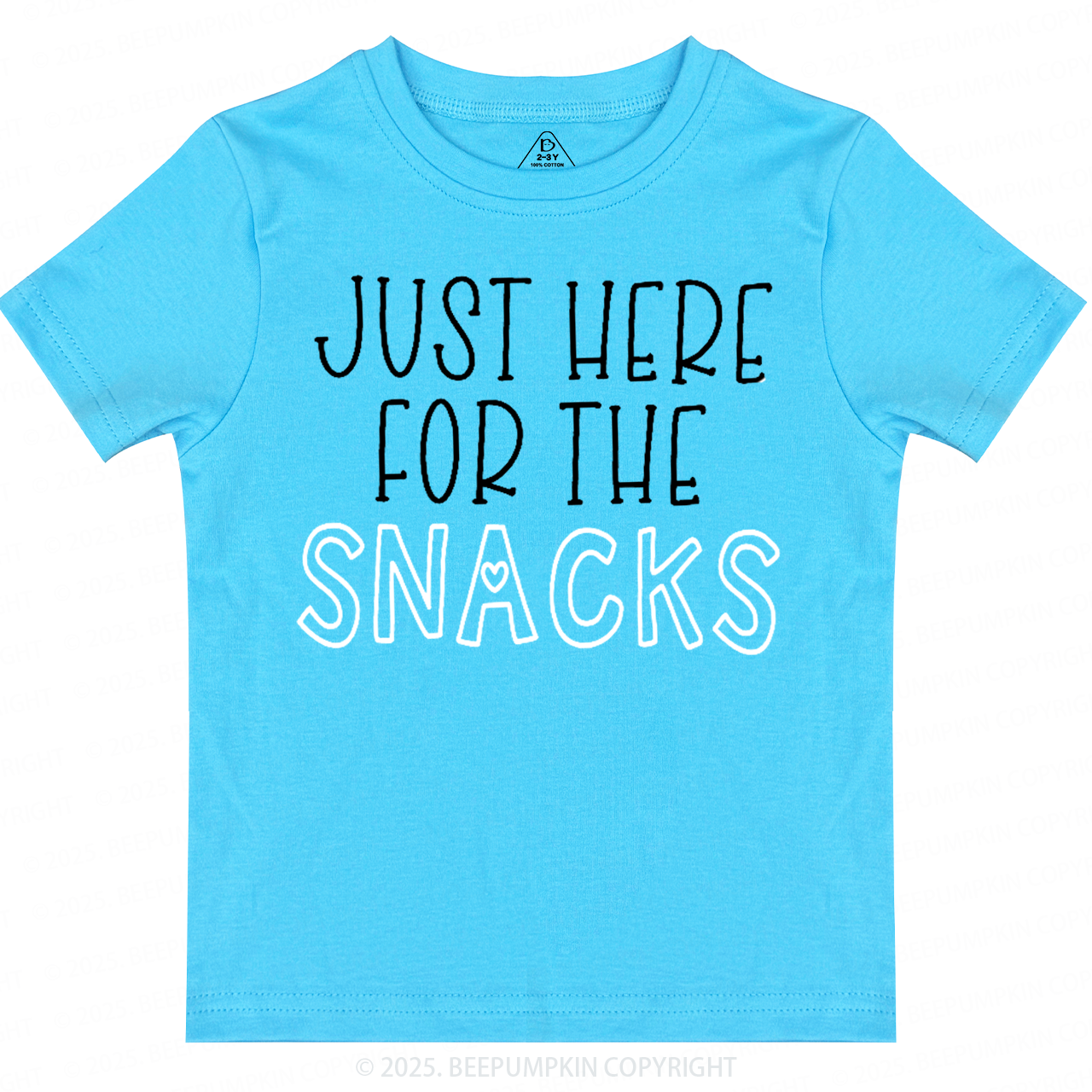 Just Here For The Snacks Toddler&Kid's Tees Beepumpkin