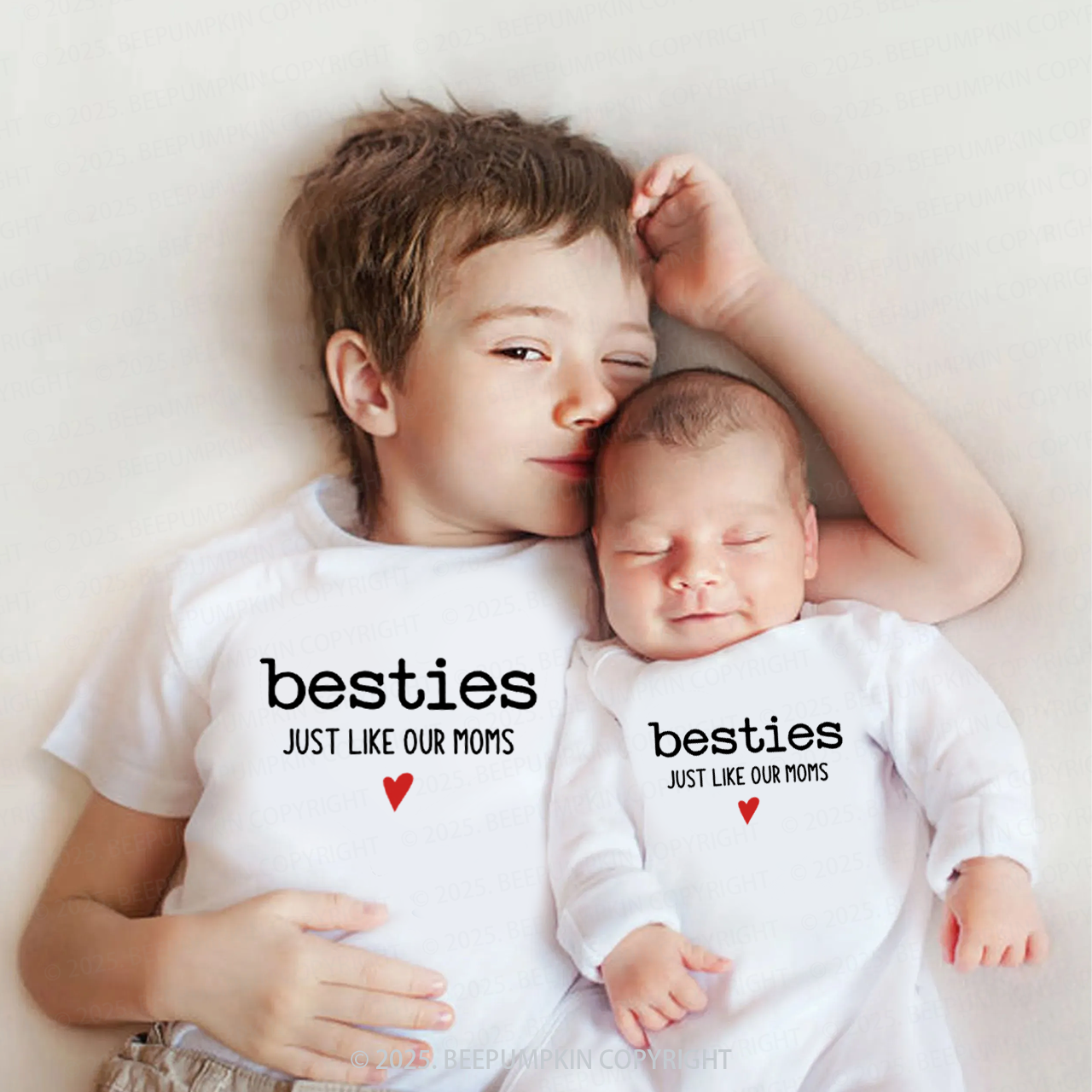 Besties Just Like Our Moms Matching Tees For Siblings