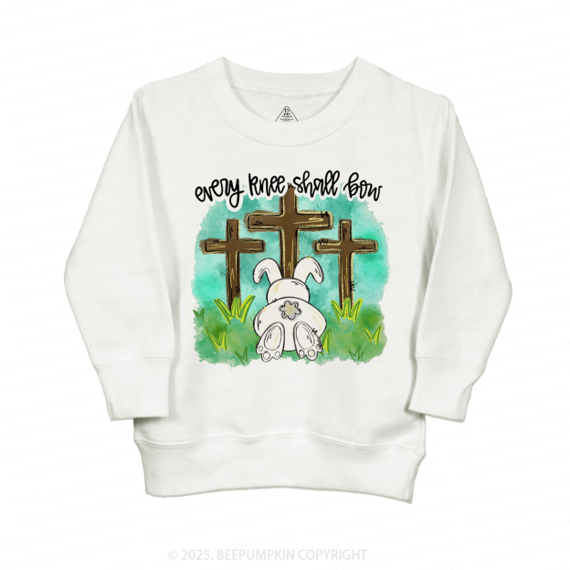 Every Knee Shall Bow Kid's Sweatshirt