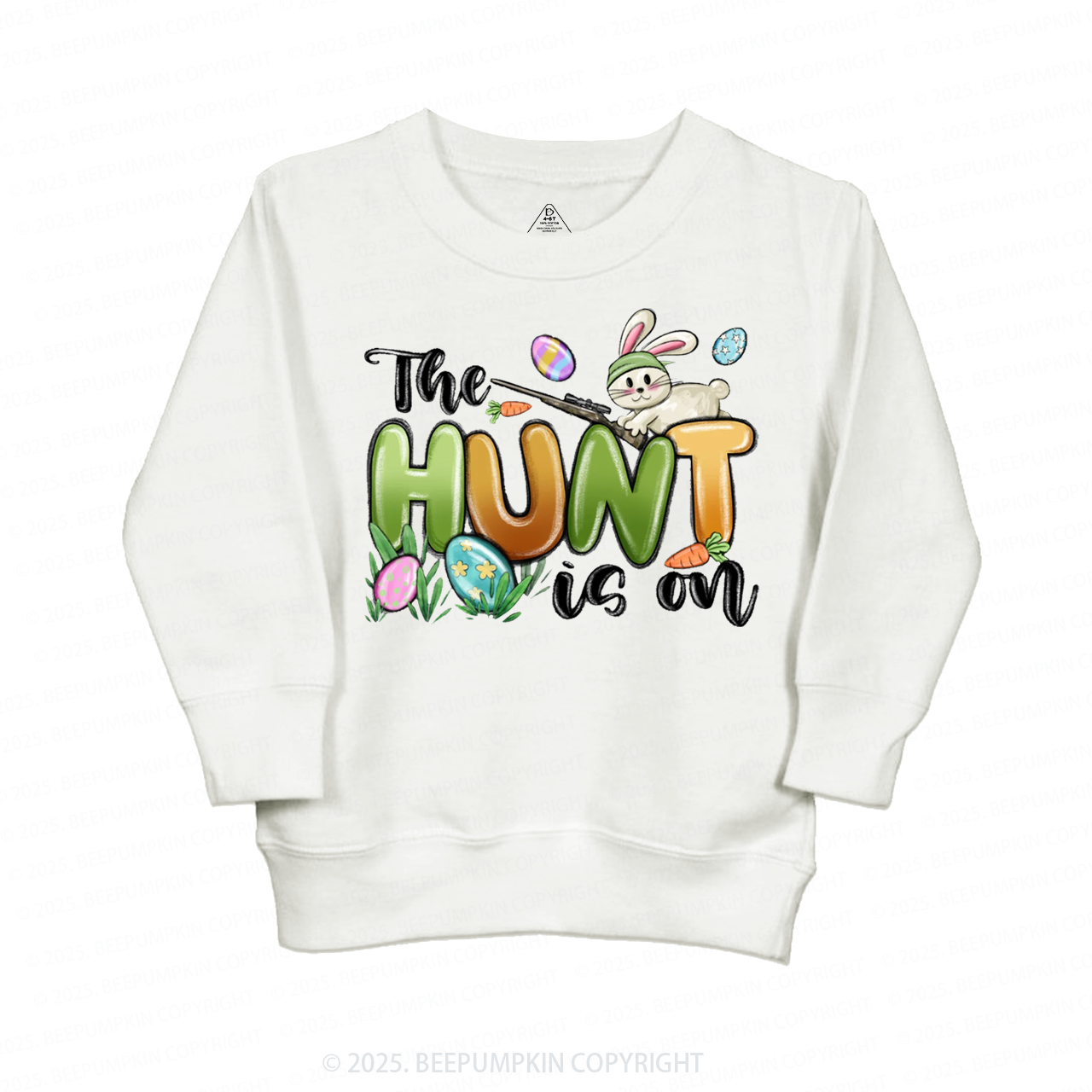 The Hunt Is On Easter Kid's Sweatshirt