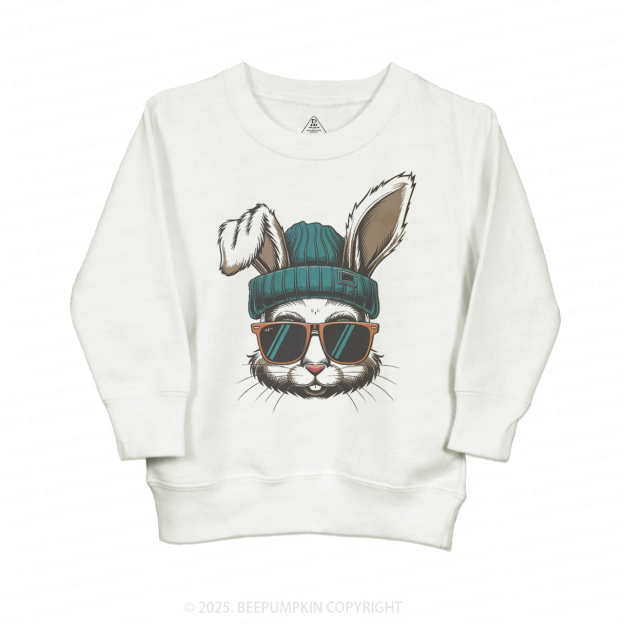 Hipster Bunny Kid's Sweatshirt