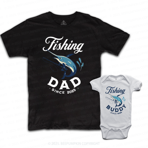 Personalized Fishing Dad&Me Matching Shirts