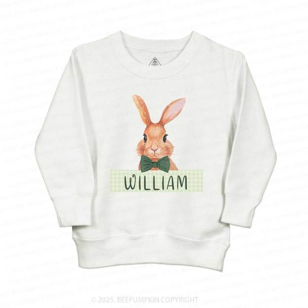 Personalized Boys Easter Bunny Sweatshirt