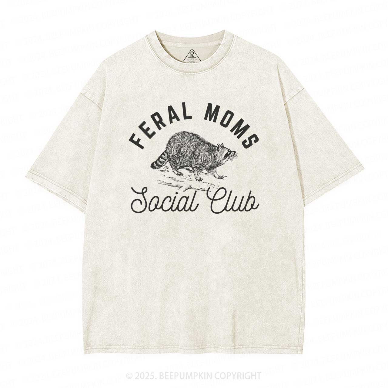Feral Moms Social Club Washed T-Shirts 2