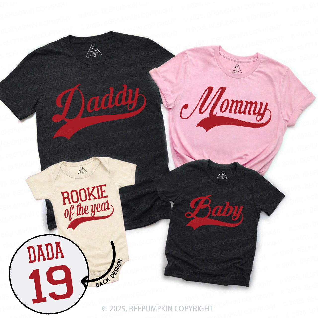 Personalized Rookie Of The Year Family Matching Tees Beepumpkin 2