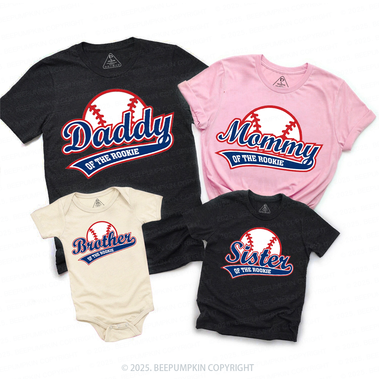 Rookie Of The Year Family Matching Tees Beepumpkin