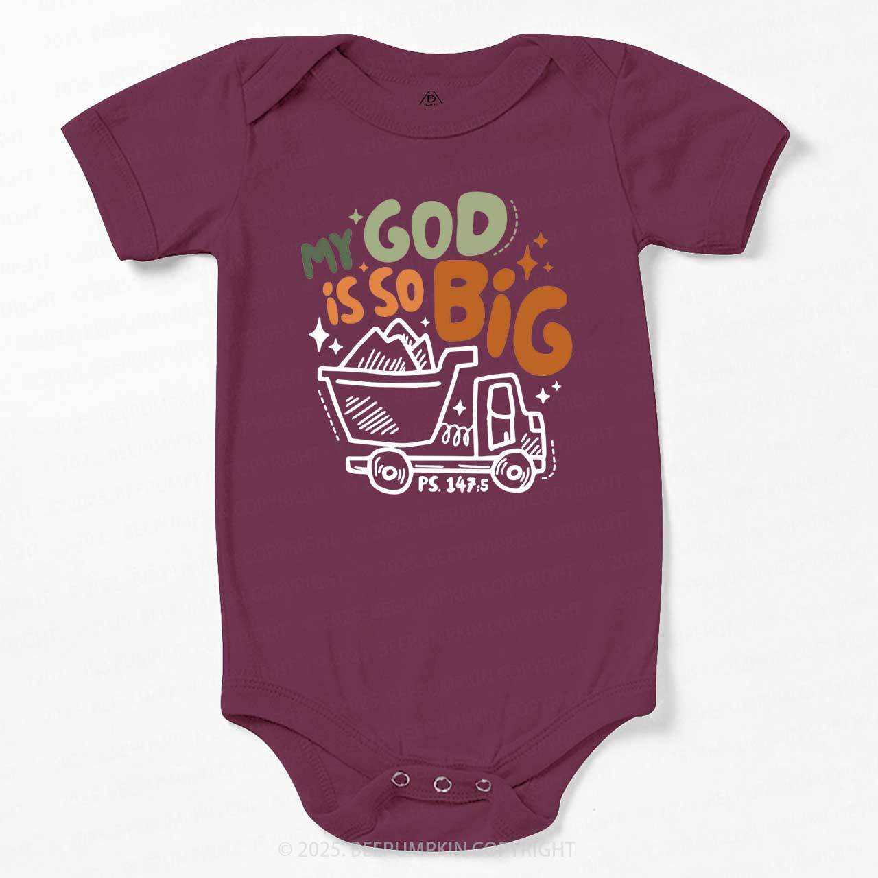 My God Is So Big Bodysuit Beepumpkin