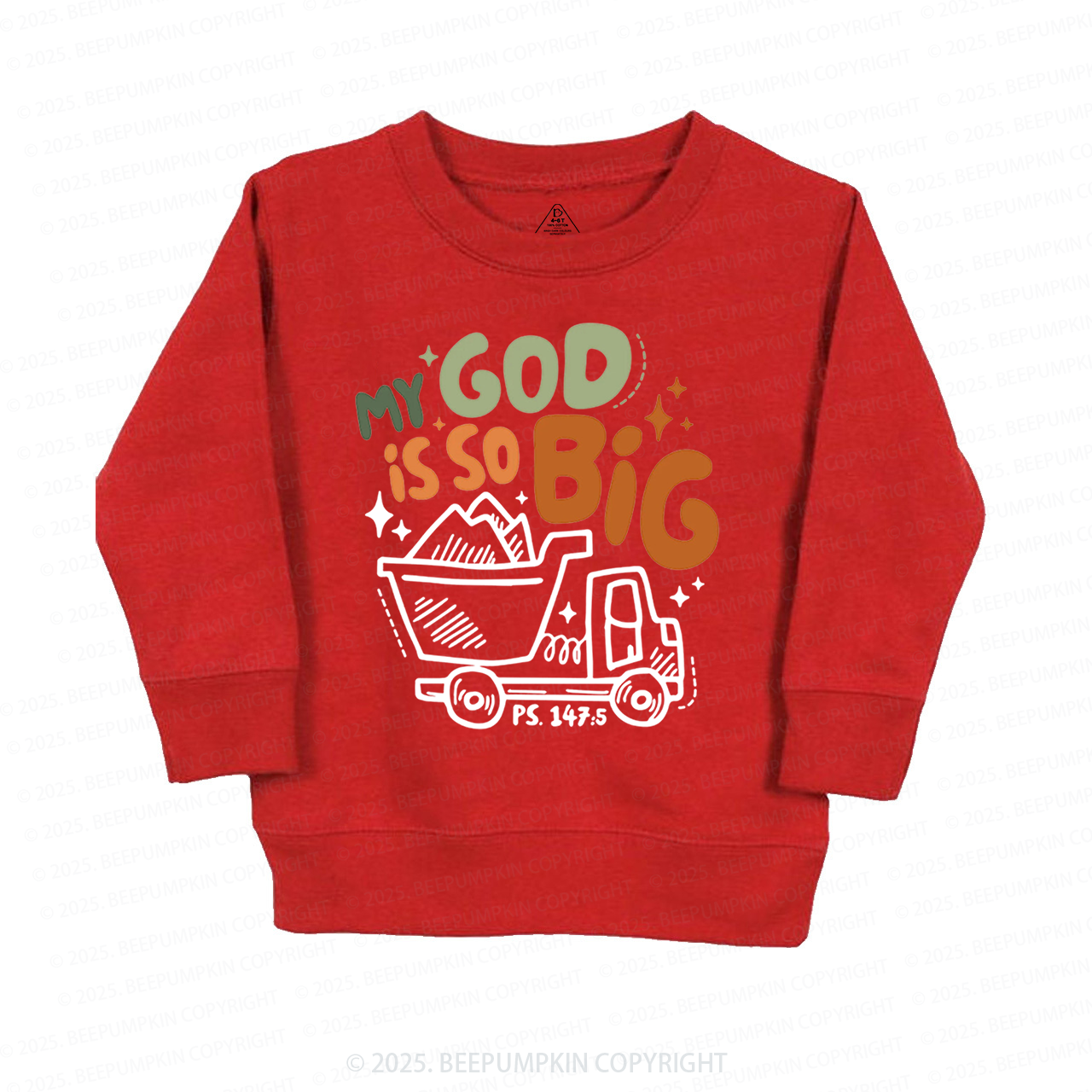 My God Is So Big Kid's Sweatshirt