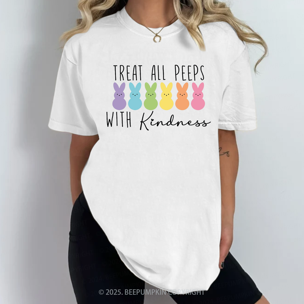 Treat All Peeps With Kindness Mama T-Shirts