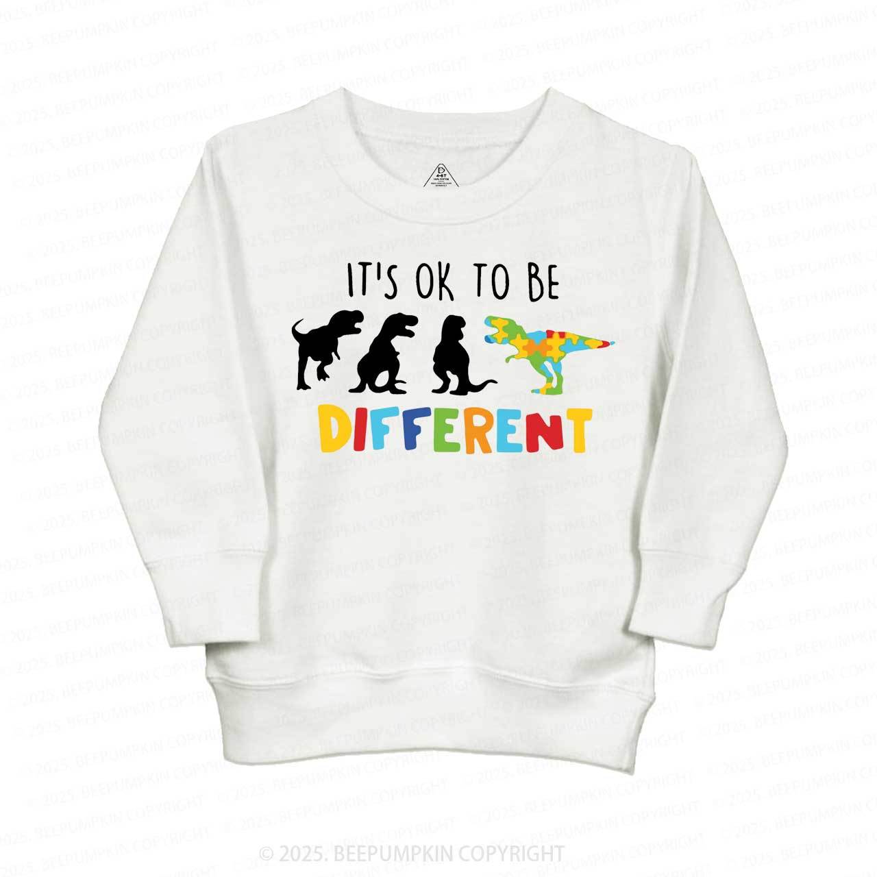 It's Ok To Be Different Kid's Sweatshirt