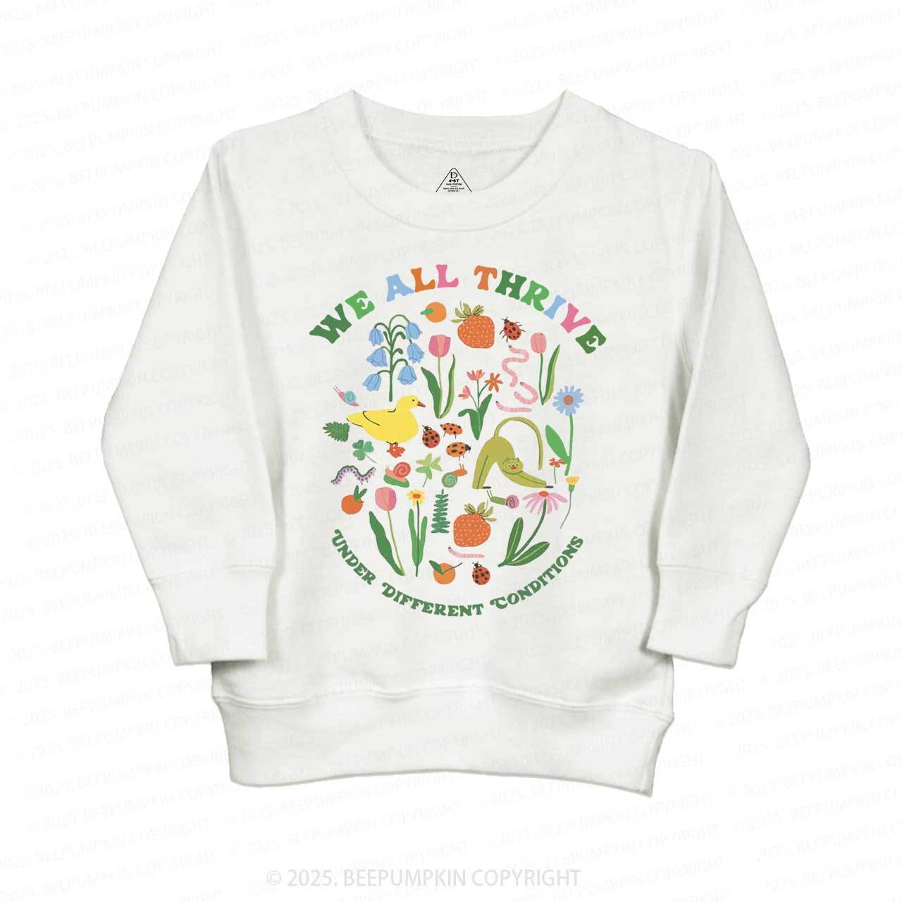 We All Thrive Kid's Sweatshirt