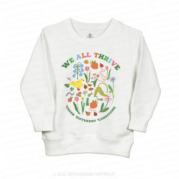 We All Thrive Kid's Sweatshirt