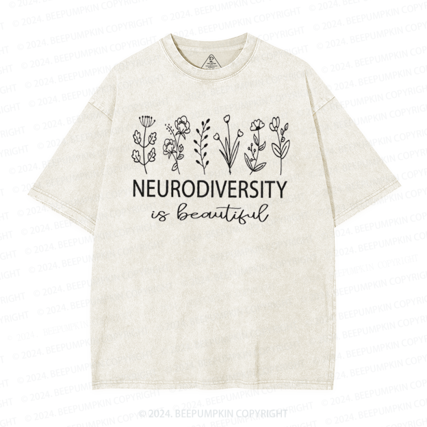 Neurodiversity Mama Washed T-Shirts