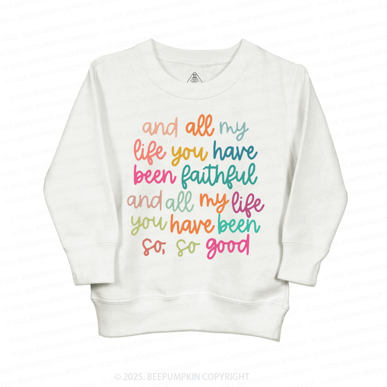 Psalm Bible Quote Kid's Sweatshirt