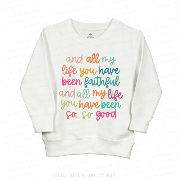 Psalm Bible Quote Kid's Sweatshirt