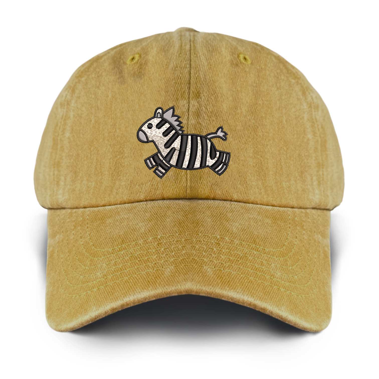 Running Zebra Washed Baseball Cap For Kids