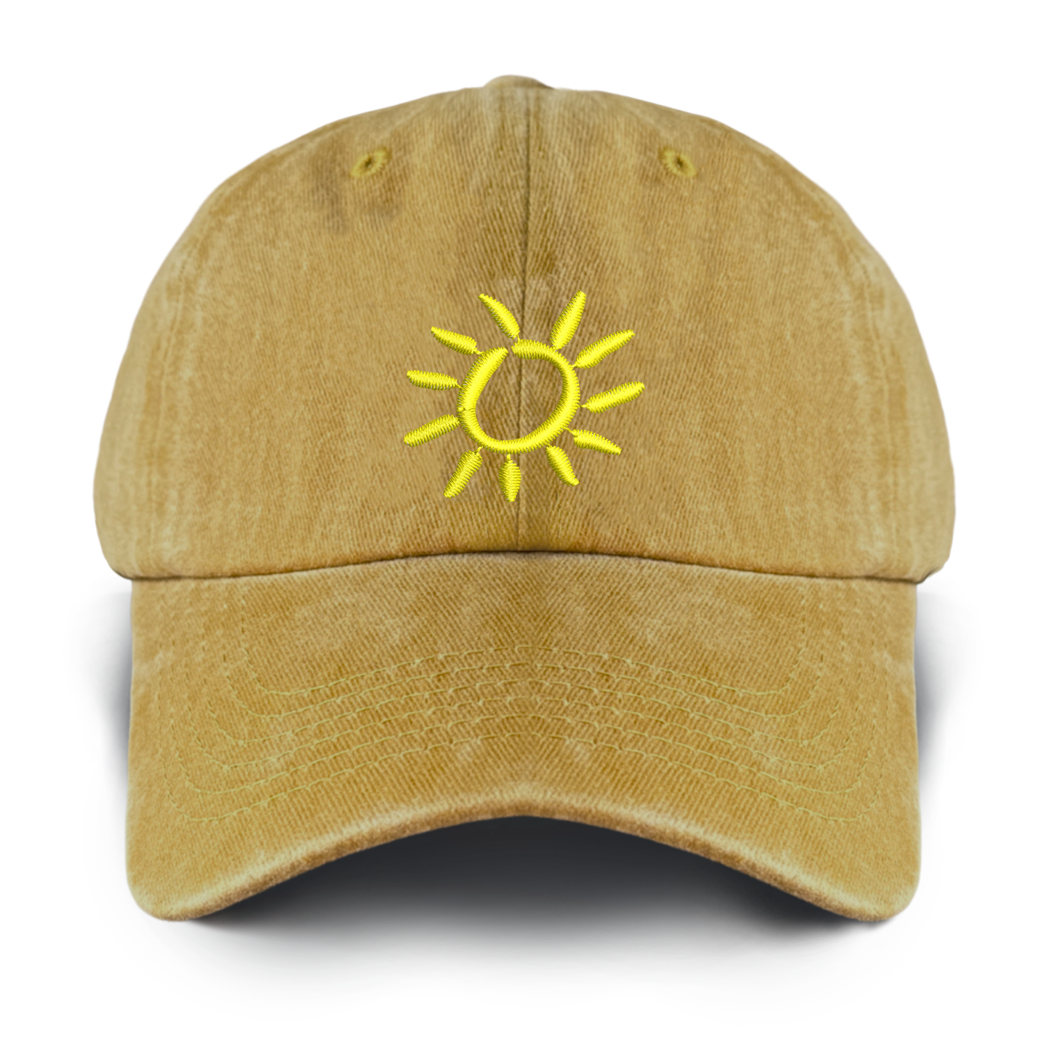 Little Sun Washed Baseball Cap For Kids