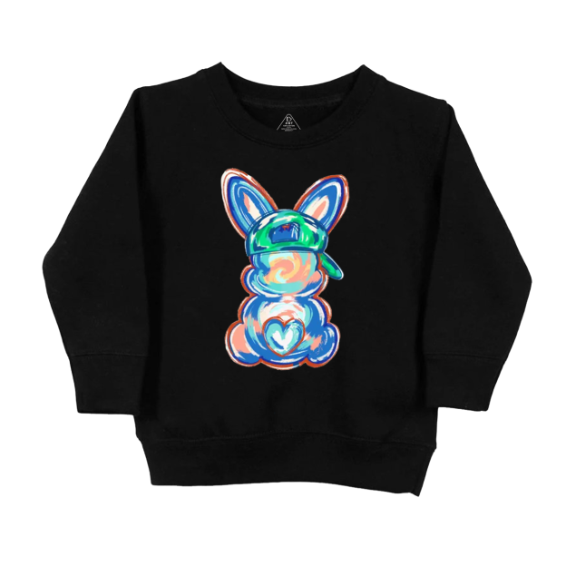 Personalized Boy Name Easter Bunny Kid's Sweatshirt