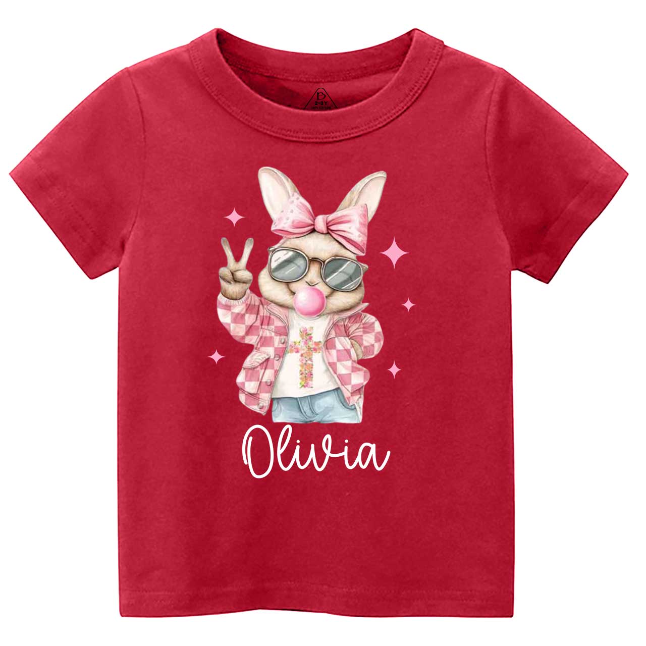 Bubble Gum Bunny Toddler&Kid's Tees Beepumpkin