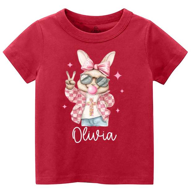 Bubble Gum Bunny Toddler&Kid's Tees Beepumpkin