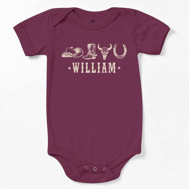 Personalized Western Bodysuit Beepumpkin