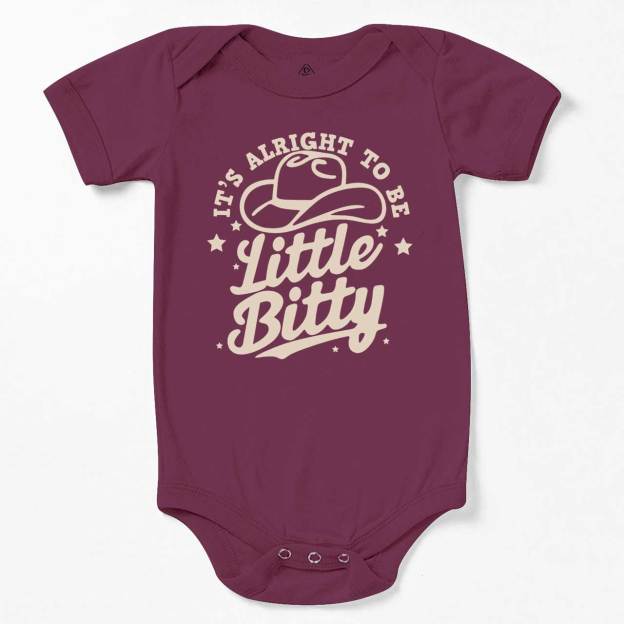 It's Alright To Be Little Bitty Bodysuit Beepumpkin