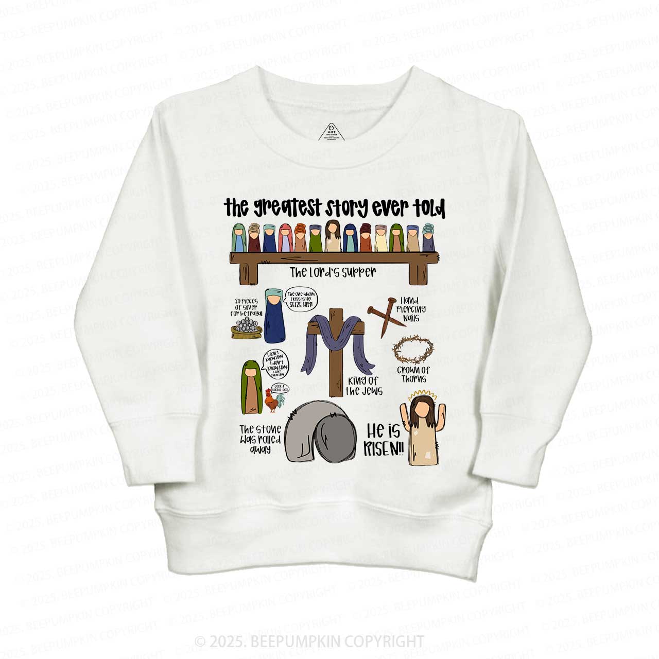 The Greatest Story Ever Told Kid's Sweatshirt