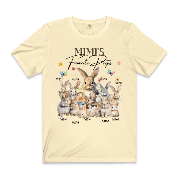 Personalized Favorite Rabbit Easter Day Mama/Grandma Shirt 