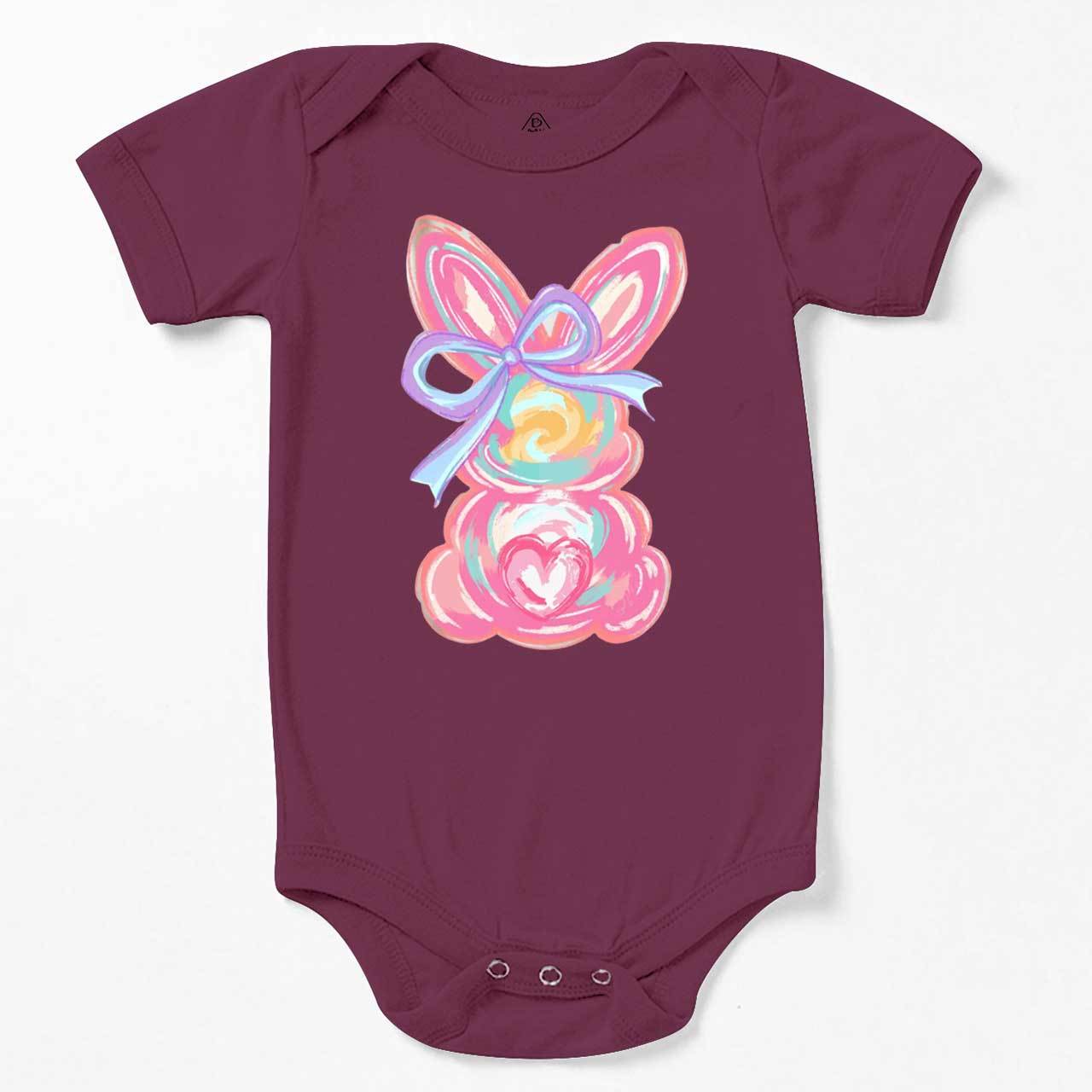 Brushstroke Bunny Easter Bodysuit Beepumpkin