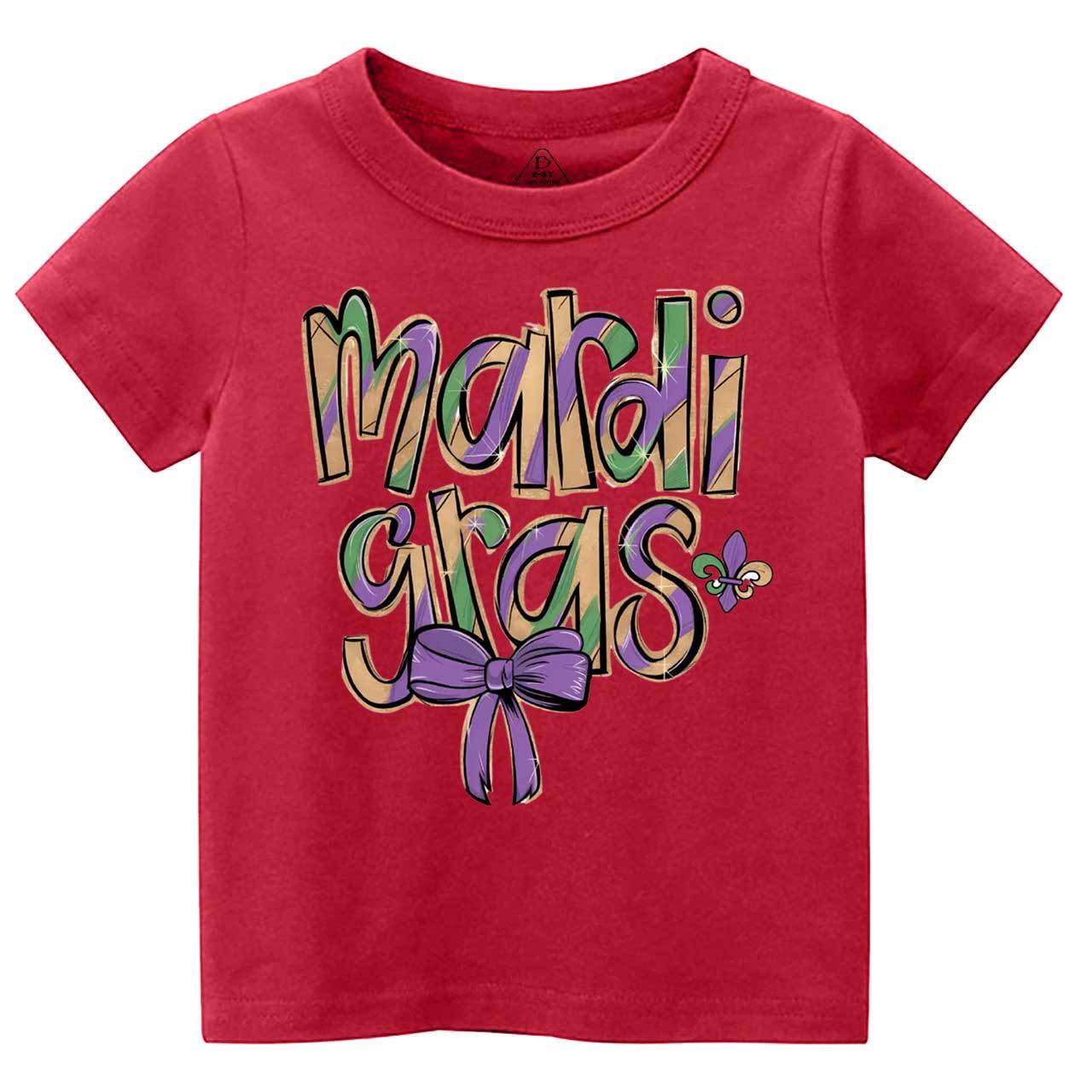 Mardi Gras Toddler&Kid's Tees Beepumpkin