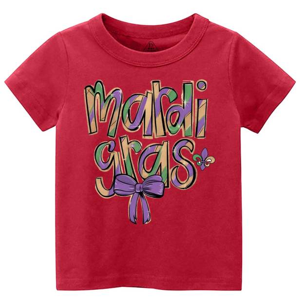 Mardi Gras Toddler&Kid's Tees Beepumpkin