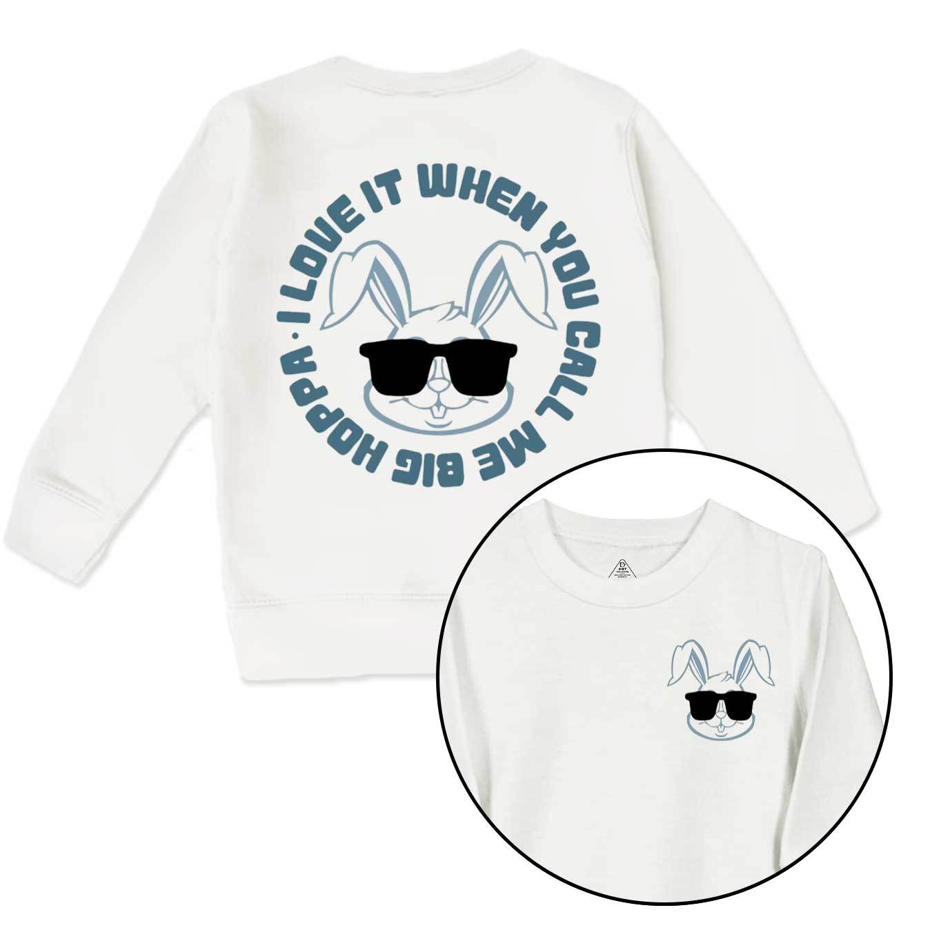 Sunglasses Bunny Easter Told Kid's Sweatshirt