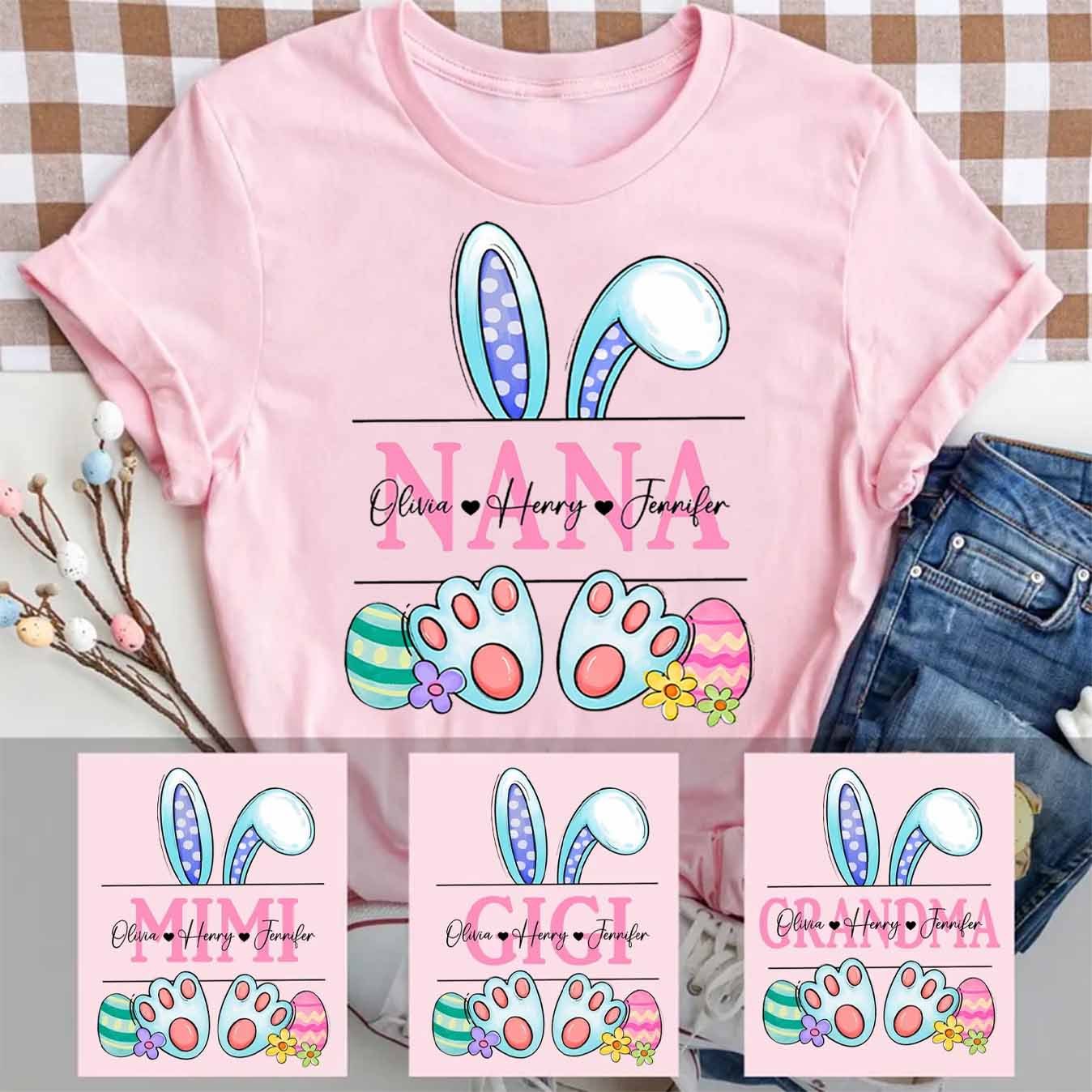 Personalized Name Nana Easter  T-Shirts