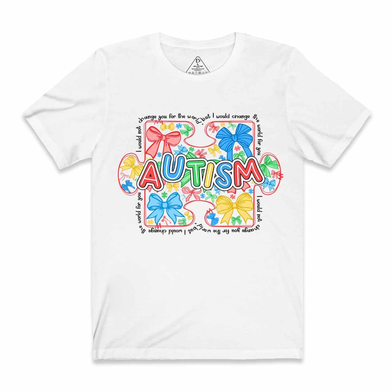 Autism Awareness Coquette Mama T-Shirts