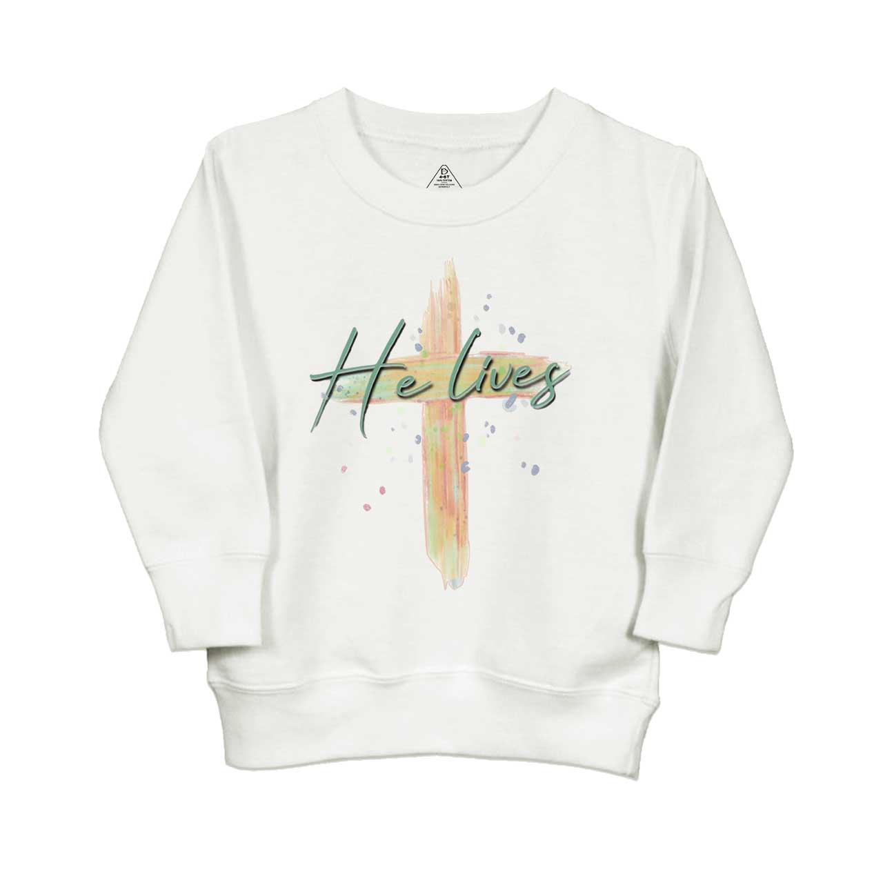 He Lives Natural Kid's Sweatshirt