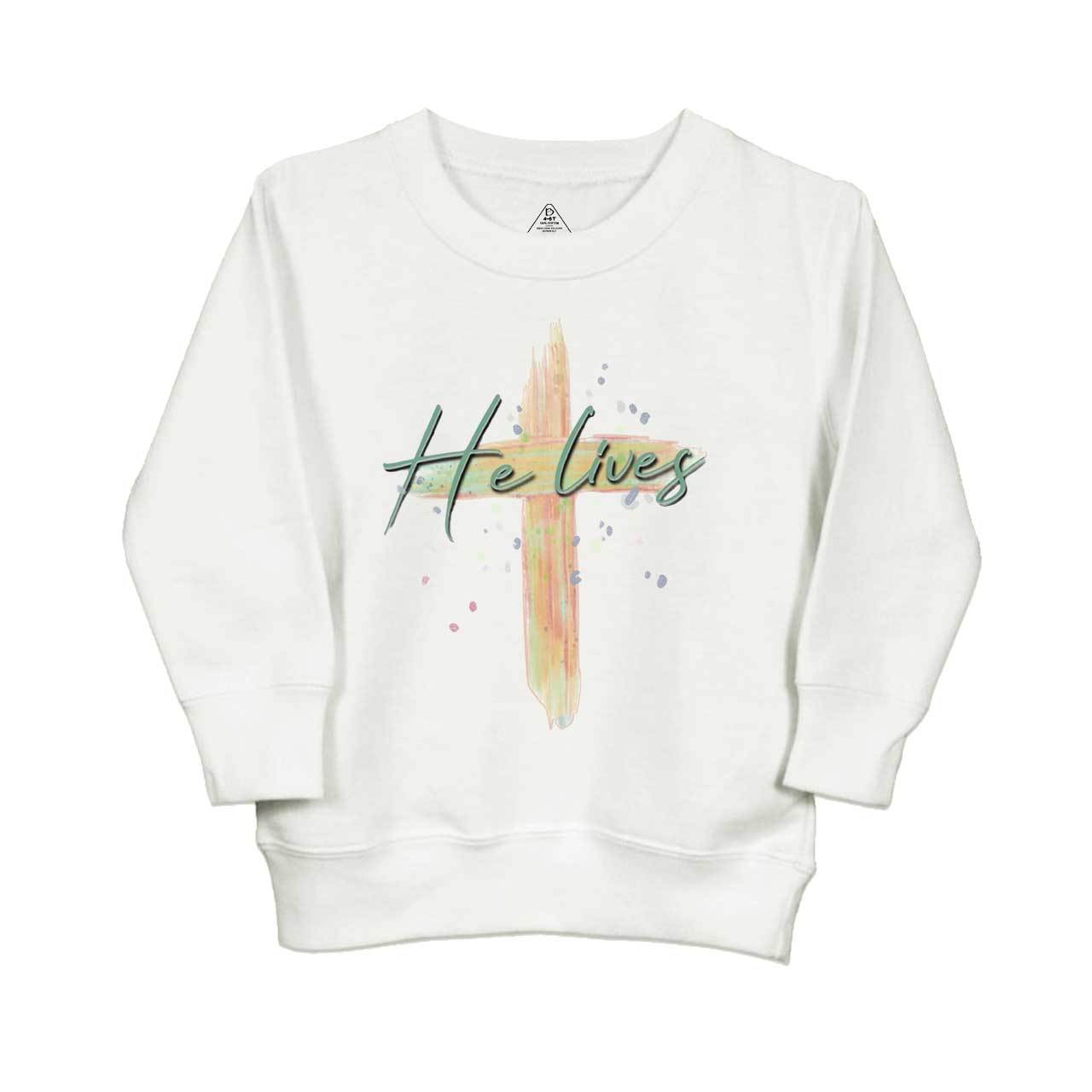 He Lives Natural Kid's Sweatshirt
