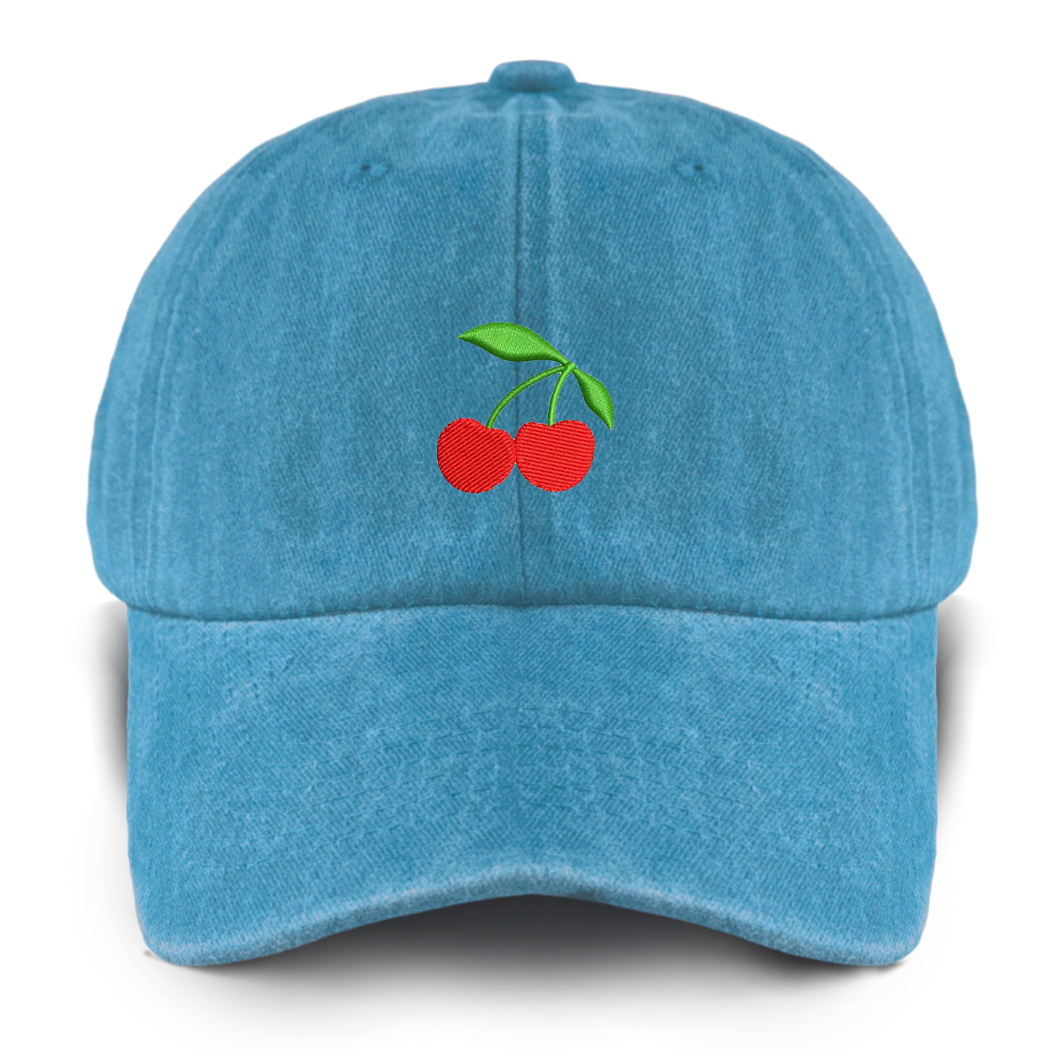 Personalized 17 Types Of Fruit Embroidery Washed Baseball Cap For Kids