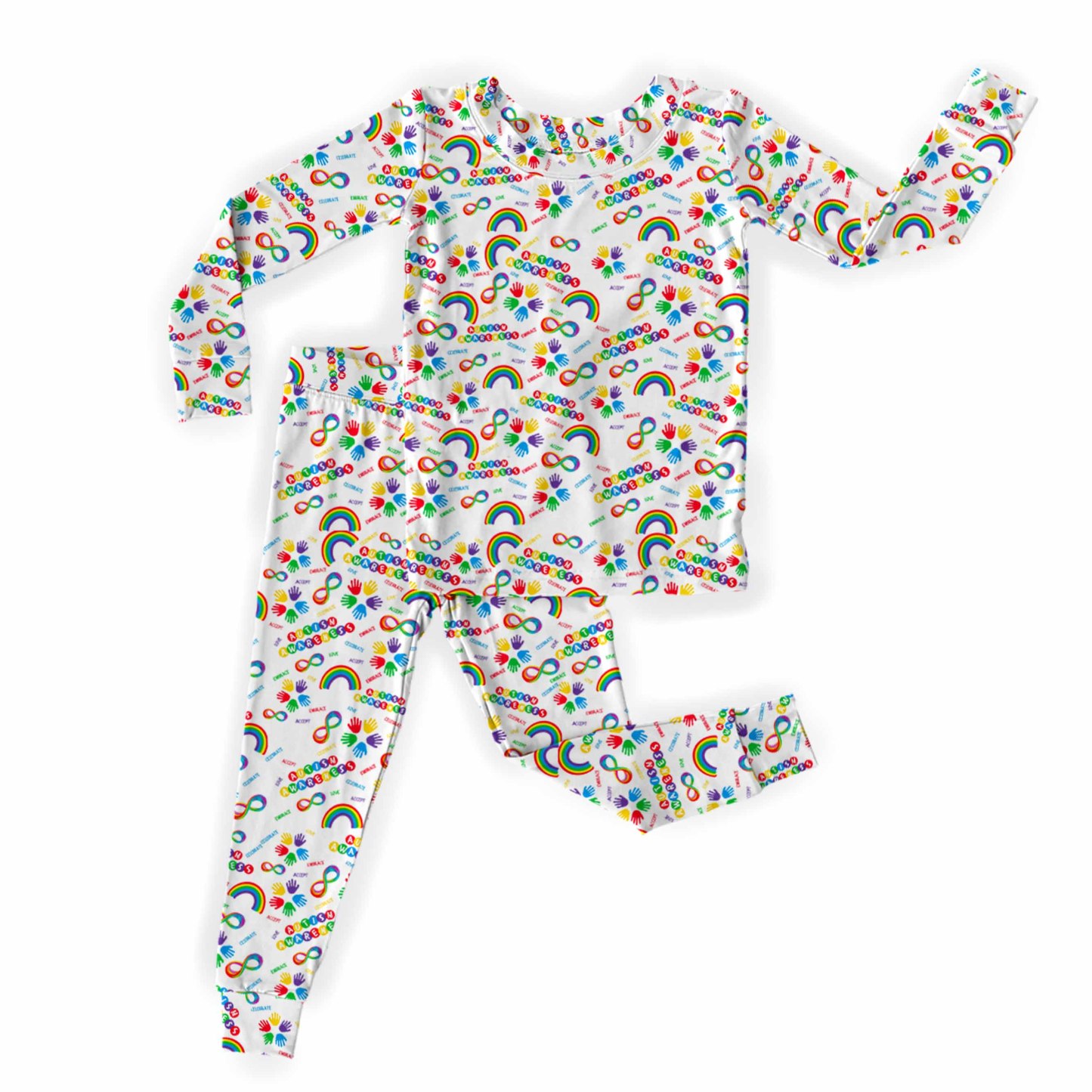 Autism Awareness Two-Piece Pajama Set For Kids