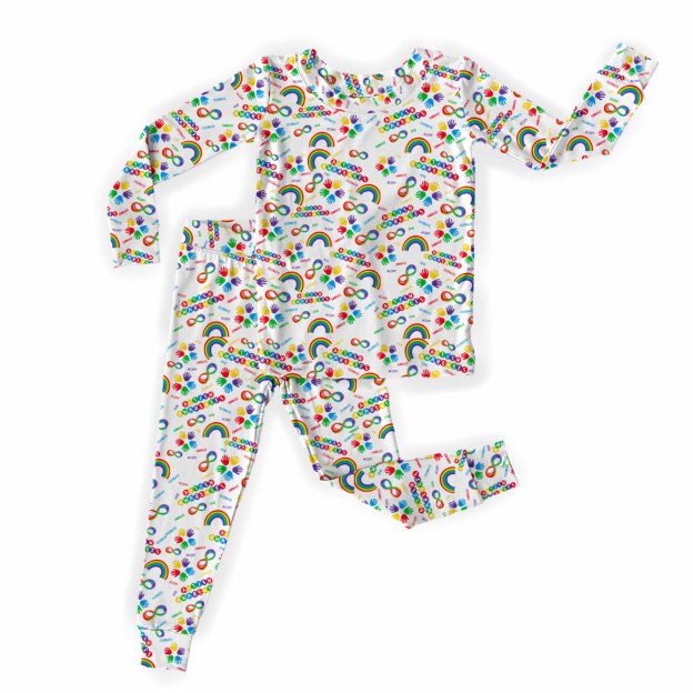 Autism Awareness Two-Piece Pajama Set For Kids