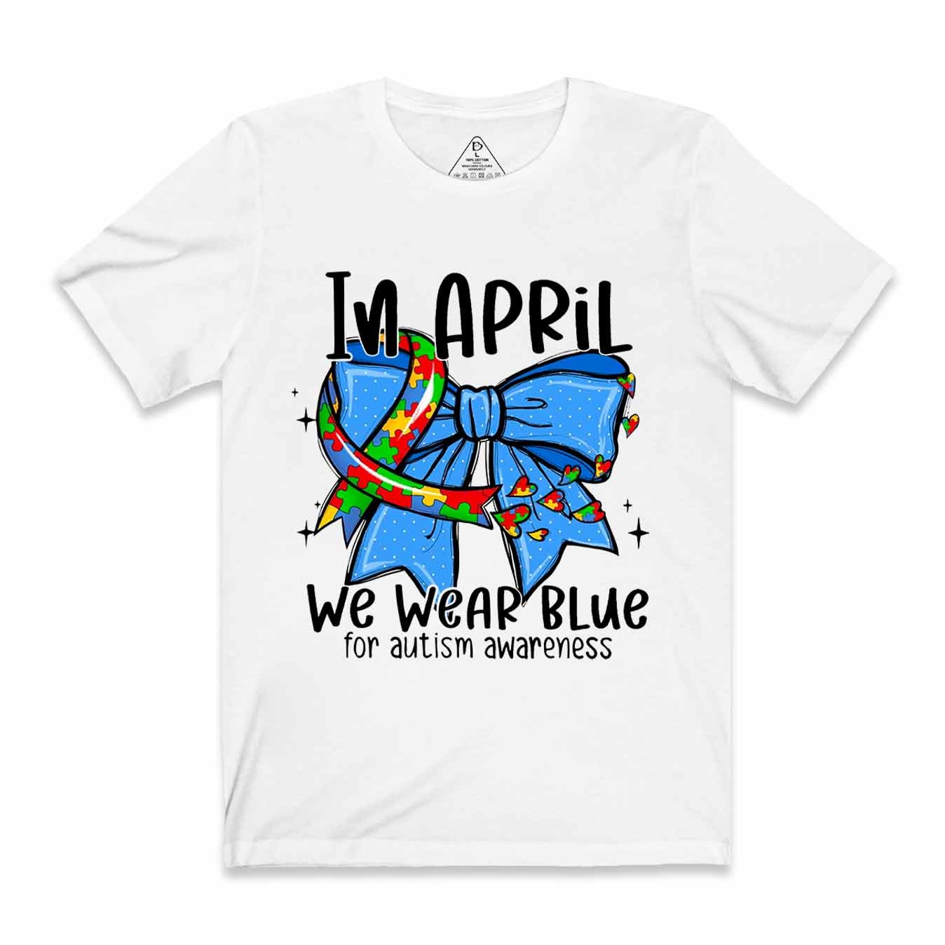 In April We Wear Blue Mama T-Shirts