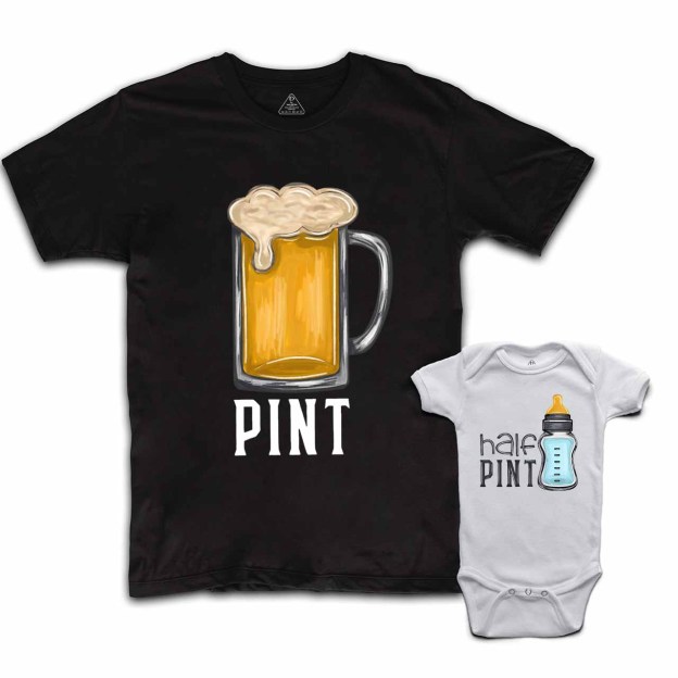 Pint & Half Pint Dad&Me Matching Shirts 