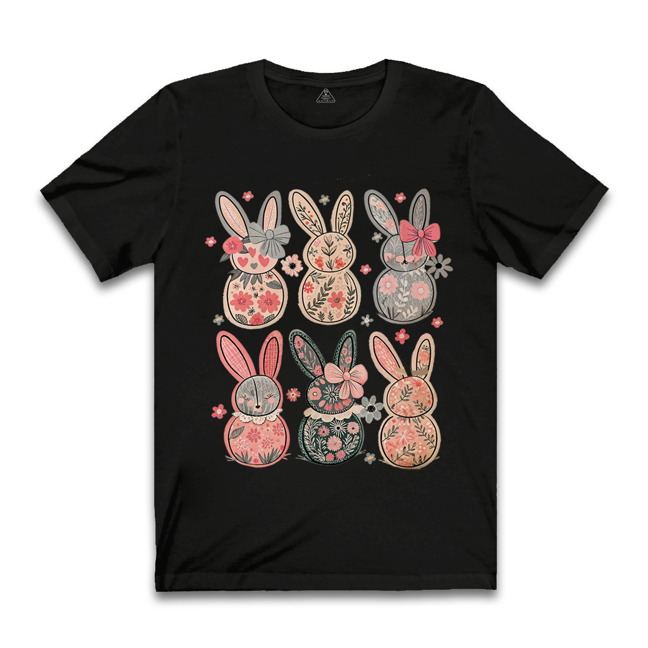 Coquette Easter Bunny Floral Mama T-Shirts